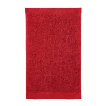 Seahorse Pure gastendoek 30x50cm rood (6 stuks)