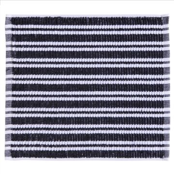 DDDDD Classic Stripe vaatdoek 30x30cm zwart (4 stuks)