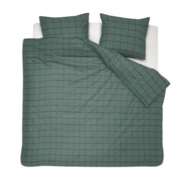 Cinderella Kody 2-persoons dekbedovertrekset 200x200cm flanel groen