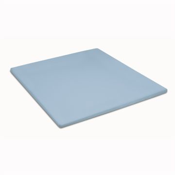 Cinderella topper hoeslaken 80-90x200/210cm jersey zacht blauw (tot 15cm)