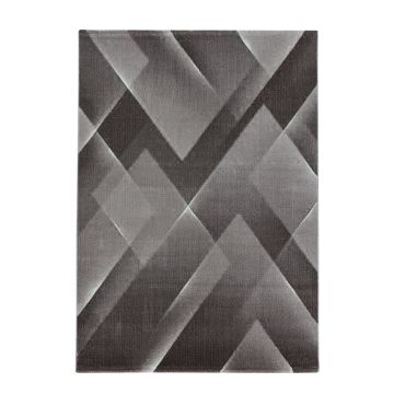Costa Carp vloerkleed laagpolig rechthoek 80x150cm bruin