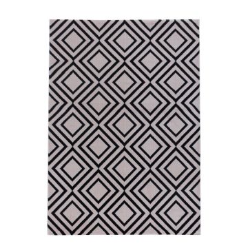 Costa Rhombus vloerkleed laagpolig rechthoek 120x170cm roze