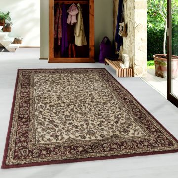 Kashmir Gordes vloerkleed laagpolig rechthoek 80x150cm crème