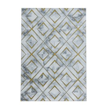 Naxos Rhamnous W vloerkleed laagpolig loper 80x250cm goud