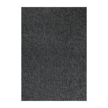 Nizza vloerkleed lussenpolig rechthoek 280x370cm antraciet
