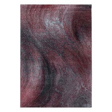 Ottawa Canvas vloerkleed laagpolig rechthoek 240x340cm rood