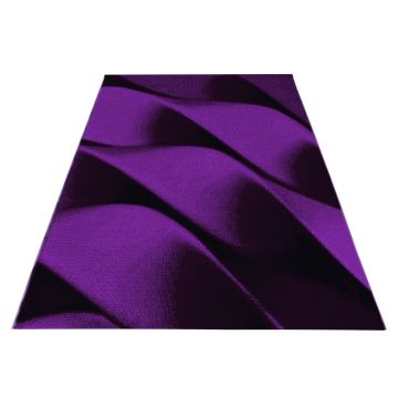 Parma Soft vloerkleed laagpolig rechthoek 200x290cm lila