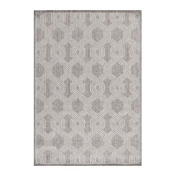 Aruba Weft buitenkleed platgeweven rechthoek 60x100cm grijs