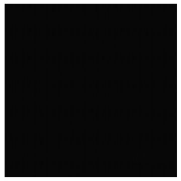 DDDDD Logo theedoek 60x65cm zwart (6 stuks)