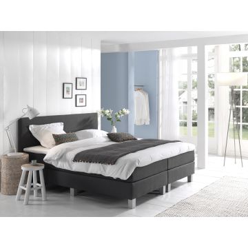 Comfort 2.0 vlakke boxspring 160x200cm antraciet
