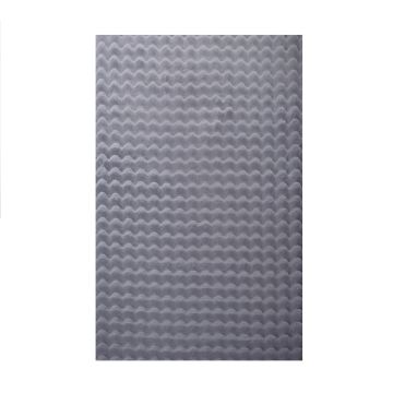 Ambiance 3D vloerkleed fluffy hoogpolig rechthoek 120x170cm grijs