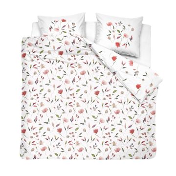 Cinderella Deedre 2-persoons dekbedovertrekset 200x220cm katoen wit