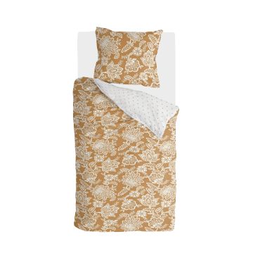 Country Love dekbedovertrek 155x220cm cognac
