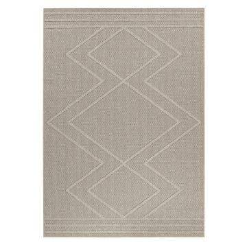 Patara Zigzag buitenkleed laagpolig rechthoek 240x340cm beige