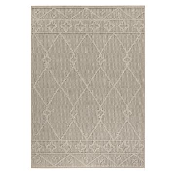 Patara Lezon buitenkleed laagpolig rechthoek 240x340cm beige